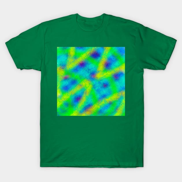 Colorful and Textured Unusual Pattern T-Shirt by byjasonf